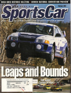 SPORTS CAR 2001 FEB - DENVER NATS PREV, AARC, PRO RALLY REVIEW